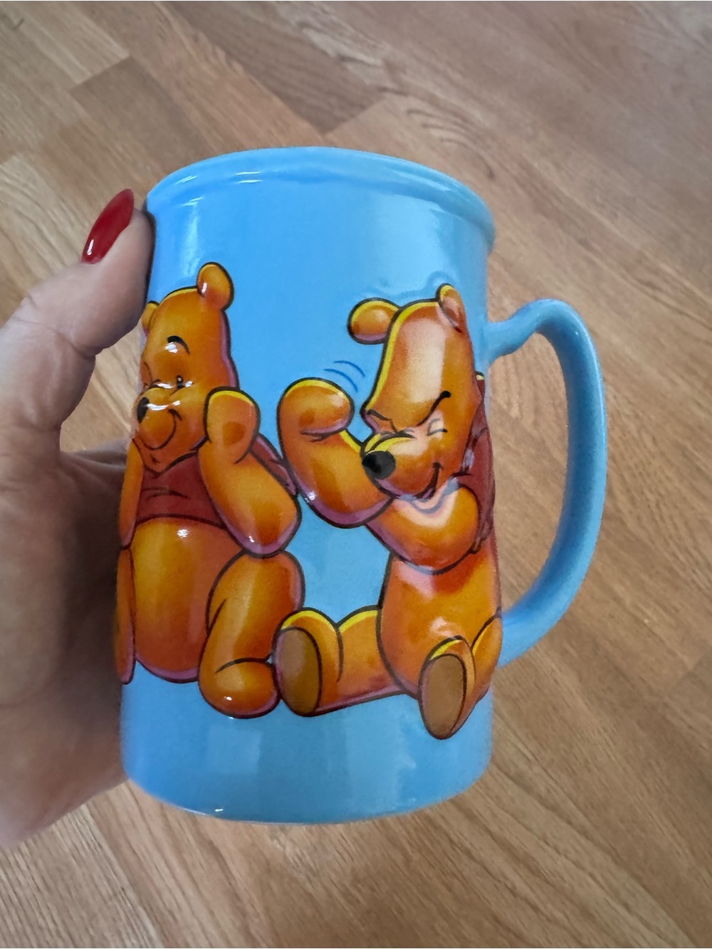 Disney Light Blue Winnie the Pooh Coffee  Mug